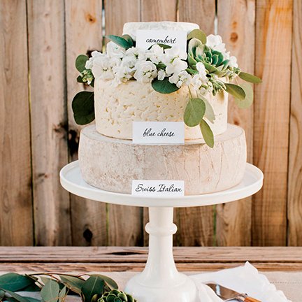 Food meets decor with hot wedding trends