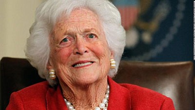 Barbara Bush, Republican Matriarch and Former First Lady, Dies at 92