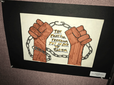 Imani Barmadia’s submission took home 1st Place honors for the Elementary School category.
