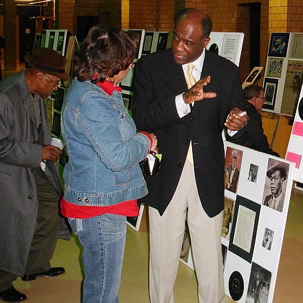 Introducing “Alvin Kirby Brunson Way,” a Street named changing ceremony in remembrance of Alvin Kirby Brunson, historian, educator, visionary and founder of the Center for Cultural Education, Inc. on Friday, March 30 from noon to 1 p.m. (formerly 500 block of Wilson Street). Alvin Brunson displaying his artwork. He was a very gifted and talented artist who cared about out community.