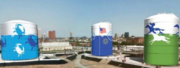 Iconic Maryland images to adorn storage tanks at BGE’s Spring Gardens campus