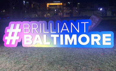 Books And Lights Combine To Create Brilliant Baltimore