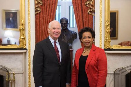 Cardin meets with attorney general nominee Loretta Lynch