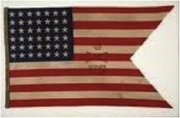 Cavalry Buffalo Soldiers Parade Flag, ca. 1889. Courtesy of the collection of Bernard and Shirley Kinsey