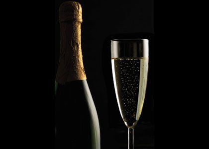 Life in Baltimore: Golden bubbly champagne for celebrations