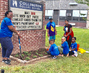 Volunteers helped beautify the grounds of Collington Square School in East Baltimore during the 18th annual Comcast Cares Day on Saturday, May 4, 2019. Now in its 18th year, Comcast Cares Day is one of the largest corporate commitments to volunteerism and service in America. To date, more than 1 million Comcast Cares Day volunteers have contributed over 6 million service hours to improve local communities at more than 10,000 projects.