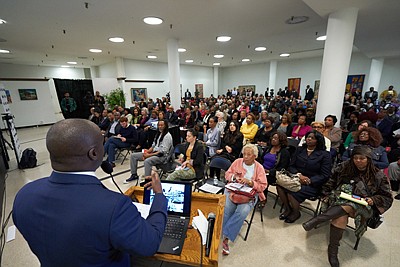 As a life-long community organizer, Councilmember Marqueece Harris-Dawson held meetings with activists, community advocacy groups, and business owners upon entering office in 2015 to hear their concerns and jointly determine a course of action, eventually leading to the creation of what may be a first-of-its-kind anti-gentrification project, called Destination Crenshaw.