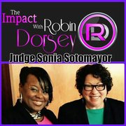 Robin Dorsey (left), and U.S. Supreme Court Justice, Sonia Sotomayor (right), at the College Bound closing ceremony at the Shakespeare Theatre ceremony in June 2015. Sotomayor is a type 1 diabetic. Dorsey is a type 2 diabetic.