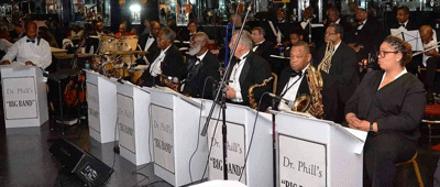 Dr. Phil Butts 17 piece Big Band will perform at the Avenue Bakery, 2229 Pennsylvania Avenue in the Courtyard on the corner of Pennsylvania Avenue and Baker Street on Saturday, May 4, 2019 from 4 p.m. to 8 p.m. hosted by owner of Bakery, James Hamlin. It is free and open to the public. Bring your lawn chairs and come out and enjoy. Food and drinks are on sale.