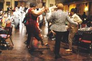 Guests dancing at the Billie Holiday 100th Birthday Celebrations at the historic Orchard Street Church.                                                                                                                                                        