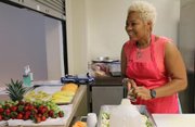 Tondria Simon-Johnson is the owner of Celestial Catering featuring Sweet Treats by Tondria prepares sweet treats at Mt. Calvary AME Church in Towson, where she currently uses kitchen space for her catering company.  