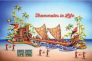 The Donate Life America's float theme “Teammates in Life,” stresses the importance of working together to save lives. The float depicts a spectacular Polynesian catamaran, which will be propelled by Zion along with a team of 23 organ, eye and tissue transplant recipients— rowing in unison with strength gained from their donors.