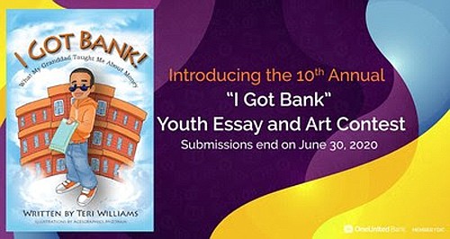 OneUnited Bank Announces 10th Anniversary “I Got Bank” National Financial Literacy Contest For Youth