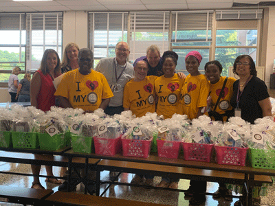Anne Arundel NAACP Chapter Provides Gift Baskets To Bates Middle School Teachers