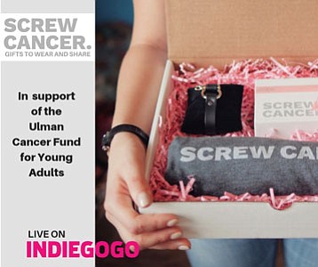 The Screw Cancer Campaign was launched on the crowdfunding platform, www.INDIEGOGO.com runs until December 15, 2018.