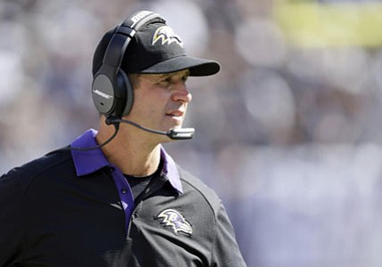 Ravens coach John Harbaugh won’t apologize for quality of opponents