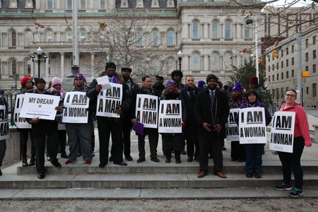 Baltimore security officers pray for chance to achieve MLK’s dream