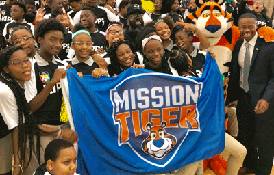 KIPP Academy Surprised With Donation To Support Sports Programs