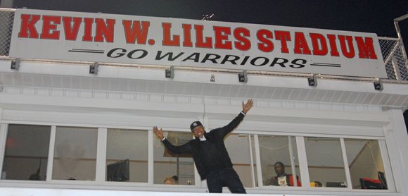Woodlawn High School celebrates 10 year anniversary of Kevin Liles Stadium