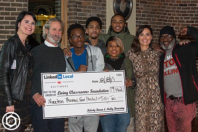 LinkedIn Local Baltimore Donates Over $19,000 To Living Classrooms Foundation