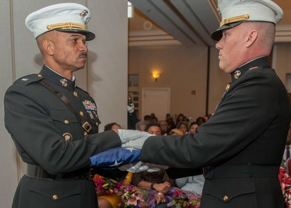 Lt. Col.  Jason B. Davis Honored at Huber Memorial