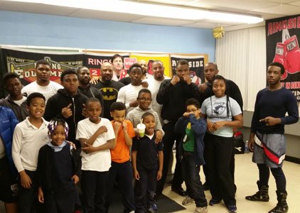 Local role model opens boxing gym for kids