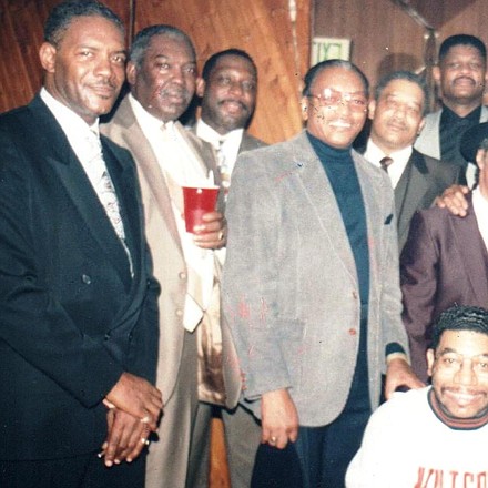 Members of the Vanguard Justice Society, Patrons & friends at the Frankford Room back in 1990