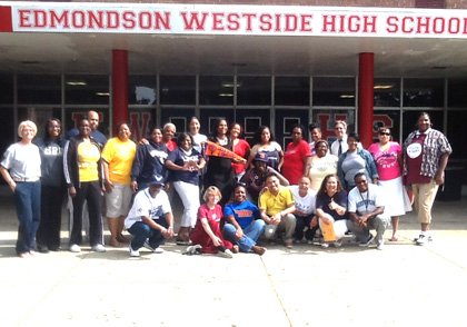 Edmondson-Westside High observes College Colors Day