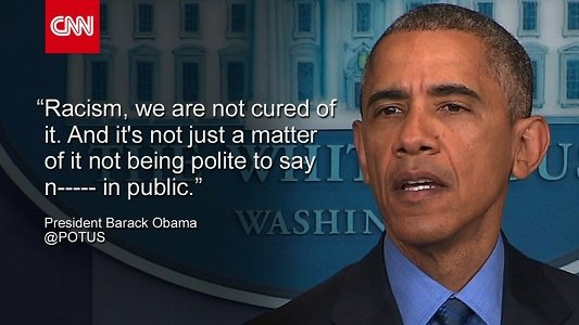 VIDEO: Obama uses N-word, says we are ‘not cured’ of racism