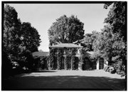 Green House (later called the Orangery) at Wye House, Easton, MD, 1963, Photograph by Historic American Buildings Survey. (Courtesy of the Wye House Collection) 