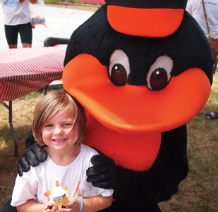 The Oriole Bird with a camper.