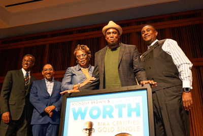 Chart-Topping Gospel Artist Anthony Brown Honored At His Alma Mater