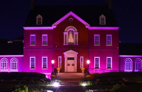 Government House goes pink for Breast Cancer Awareness Month
