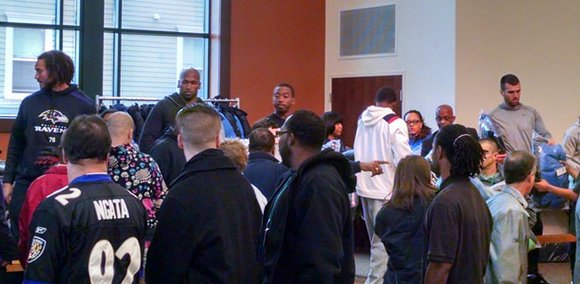 Baltimore Ravens Hold 11th Annual Coat Giveaway