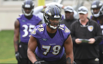 Offensive Tackle Orlando Brown Jr. Settling In With The Ravens
