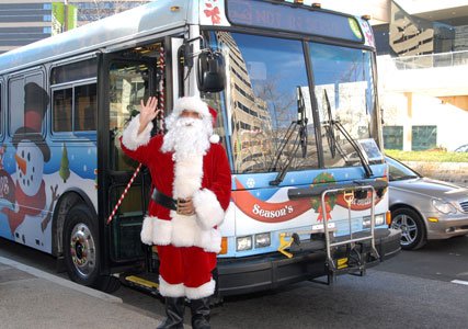 MTA celebrates the holiday season with annual holiday bus and train garden