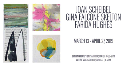 Joan Scheibel, Gina Falcone Skelton, And Farida Hughes Come To Y:ART Gallery