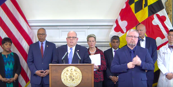 Governor Hogan Announces Major Actions To Protect Public Health, Limit Spread Of  COVID-19 Pandemic