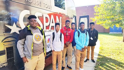 A Lesson in American Government:  C-SPAN visits Frederick Douglas High