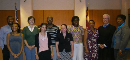 Nine volunteers sworn in as Baltimore CASAs