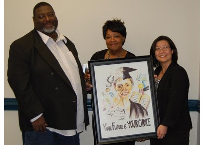 Award-winning substance abuse prevention poster presented