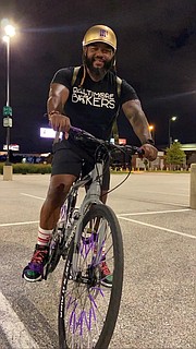 Brian Henderson, founder of Baltimore Bikers has unified dozens of Black cyclists throughout the city.