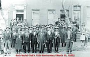 A March 11, 1923 photo of the Arch Social Club members/Arch Social Club