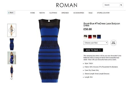 Why blue/black/white/gold dress went viral