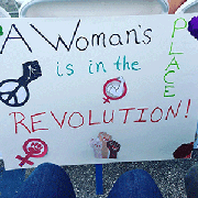 A sign from the 2018 Women's March.