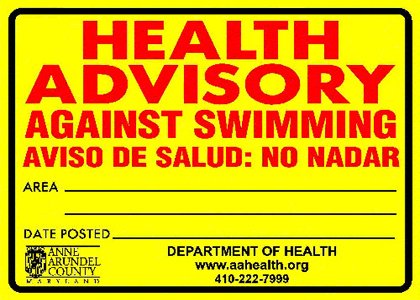 Health Department bans swimming at Anne Arundel County beaches