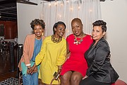 (L-R) Kendra Barnes, Chianti Lomax, Tameka J. Harris, and Neffi Walker during VSB March 2017. Photo: Jerri Marie Clark Photography