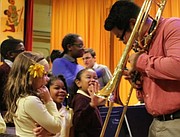 Beginning with the current school year, top-level Conservatory student musicians will perform musical programs in Baltimore City and Maryland Schools. With help from Young Audiences, the programs will be available to all 181 Baltimore City schools and the city’s 80,000+ students. Peabody’s presence in schools will come in the form of two programs: Marquee Brass and Peabody Opera Theatre.  