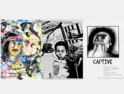 Exhibition curated by MICA students showcases art by current, former prisoners