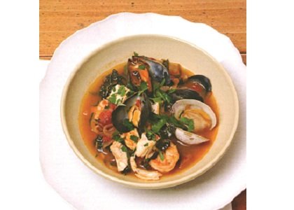 Spring Shellfish Stew with Kale and Pancetta